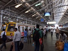 22 Mumbai Chhatrapati Shivaji Victoria Terminus Boarding The Train