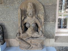 10 Hindu Female Statue In Hallway To Right of Entrance In The Mumbai Prince of Wales Museum Chhatrapati Shivaji Maharaj Vastu Sangrahalaya