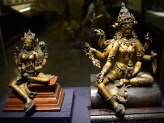 53 Hindu Goddess 14C Nepal And Vasudhara 1400 Nepal In Karl And Meherbai Khandalavala Gallery At The Mumbai Prince of Wales Museum