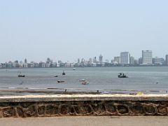 24 Mumbai Marine Drive From Malabar Hill Stretches To Nariman Point With Air India Building And Oberoi Trident