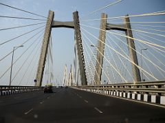 08 Driving Through The Pylon Towers On Mumbai Bandra Worli Sea Link