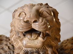 03A Lion Head Close Up From The Lion Capital Of Askokan Pillar In Sarnath India Archeological Building