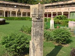 01B Pillar On The Outside Of The Sarnath Archeological Building India