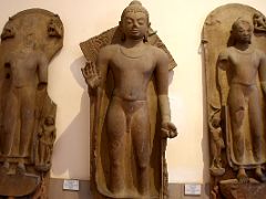 10 Three Buddha Statues In Abhaya Mudra 5C In Sarnath Archeological Building India