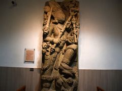 20A Assassination Of Demon Andhak By Shiva 12C Statue In Sarnath Archeological Building India