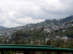 07A Buildings On The Hills Of Gangtok Sikkim Loom Ahead From Highway 10