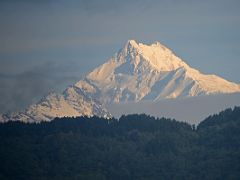 04A Kangchenjunga South Face Shines In The Early Morning Sun From Gangtok Sikkim India