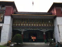 02A The Entrance To The Namgyal Institute Of Tibetology Building In Gangtok Sikkim India