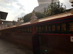 06C A Nun Spins The Prayer Wheels As She Circumnavigates The Do Drul Chorten In Gangtok Sikkim India