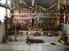 08C A Statue Of Shiva Dominates The Altar Inside The Chhangu Baba Mandir Shiva Temple Next To Tsomgo Lake Sikkim India