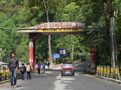 01A Welcome To Rumtek Sign Near Gangtok Sikkim India