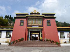 04A The Entrance To The Main Set Of Buildings At Rumtek Gompa Monastery Near Gangtok Sikkim India