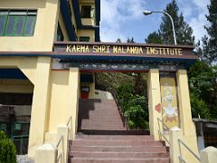 09A Karma Shri Nalanda Institute Yellow Building At Rumtek Gompa Monastery Near Gangtok Sikkim India