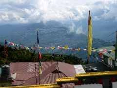 10 Looking Across The Valley To Gangtok From Rumtek Gompa Monastery Near Gangtok Sikkim India