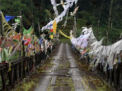 06C The Old Bailey Suspension Bridge Replaced By The B-III Bakcha Chu Modern Bridge On The Drive To Mangan And Lachen Sikkim India