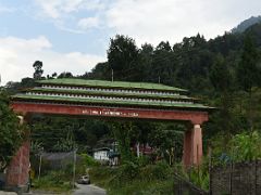 10A Welcome To Mangshila North Sikkim Sign 13km From Mangan On The Drive To Lachen Sikkim India