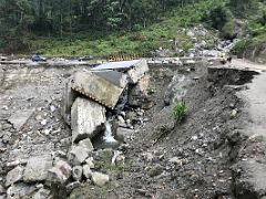 13A A Landslide Destroyed A Bridge Just After Mangan On The Drive To Chungthang And On To Lachen Sikkim India