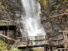 06B There Is A Viewing Platform In Front Of Amitabh Bachchan Falls Next To The Road From Chungthang To Lachung Sikkim India