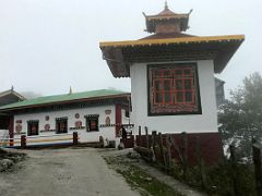 08B Driving By A Buddhist Monastery In Lachung Sikkim India