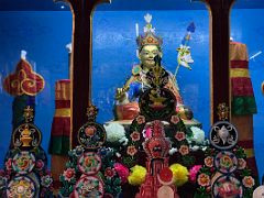 07A Statue Of Padmasambhava Inside The Main Prayer Hall Below The Padmasambhava Guru Rinpoche Statue At Samdruptse Near Namchi South Sikkim India