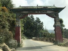 01A Welcome To Namchi Sign Namchi Sikkim India