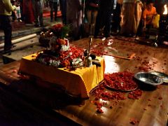 09 One Of The Platforms After The End Of The Ganga Aarti Fire Ceremony On The Banks Of The Ganges Varanasi India