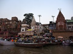 03A Our Boat Left Dashashwamedh Ghat Just Before Sunrise On The Ganges River Varanasi India