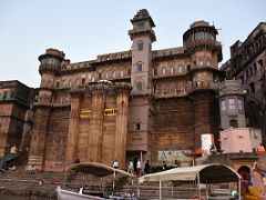 04A Brijrama Palace Dates Back To 1812 On Darbhanga Ghat On The Ganges River Just Before Sunrise Varanasi India