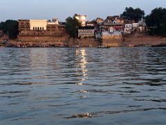 11A The Crowds Of People Thin Out As Our Tourist Boat Continues Up The Ganges River Varanasi India