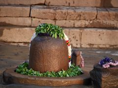 05B Shiva Lingam Close Up On The Shore Of The Manikarnika Burning Ghat Varanasi India