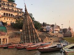 07B Ratneshwar Mahadev Mandir Leaning temple of Varanasi At Manikarnika Ghat Varanasi India