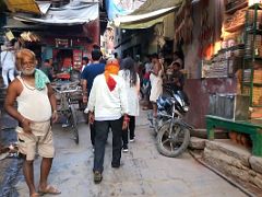 09A A Crowded Narrow Street In Varanasi Old Town India