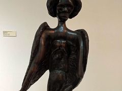 01 The Angel (Winged Moon Man) by Mallica Kapo Reynolds 1963 mahogany sculpture National Gallery Of Jamaica Kingston