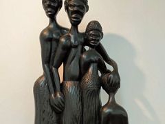 02 Obedience Covers All by Mallica Kapo Reynolds 1965 cedar root sculpture National Gallery Of Jamaica Kingston