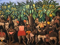 10 Happiness in the Mango Walk by Mallica Kapo Reynolds 1975 painting National Gallery Of Jamaica Kingston