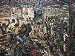 04A Grand Finale of the Tea Party by Carl Abrahams 1959 painting National Gallery Of Jamaica Kingston