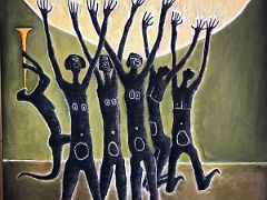 04C Hallelujah, Hallelujah, Hallelujah by Carl Abrahams 1965 painting National Gallery Of Jamaica Kingston