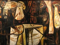 05 Colonization II by Eugene Hyde 1960 painting National Gallery Of Jamaica Kingston