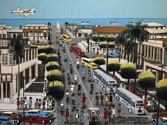 09 King Street and Barry Street by Sidney McLaren 1971 painting National Gallery Of Jamaica Kingston