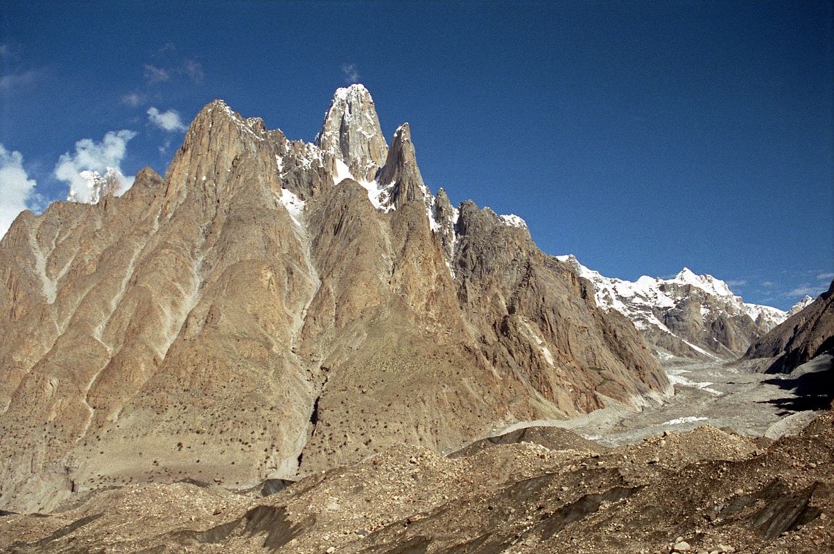 22 Uli Biaho Tower Above The Baltoro And Trango Glaciers Seen Just ...