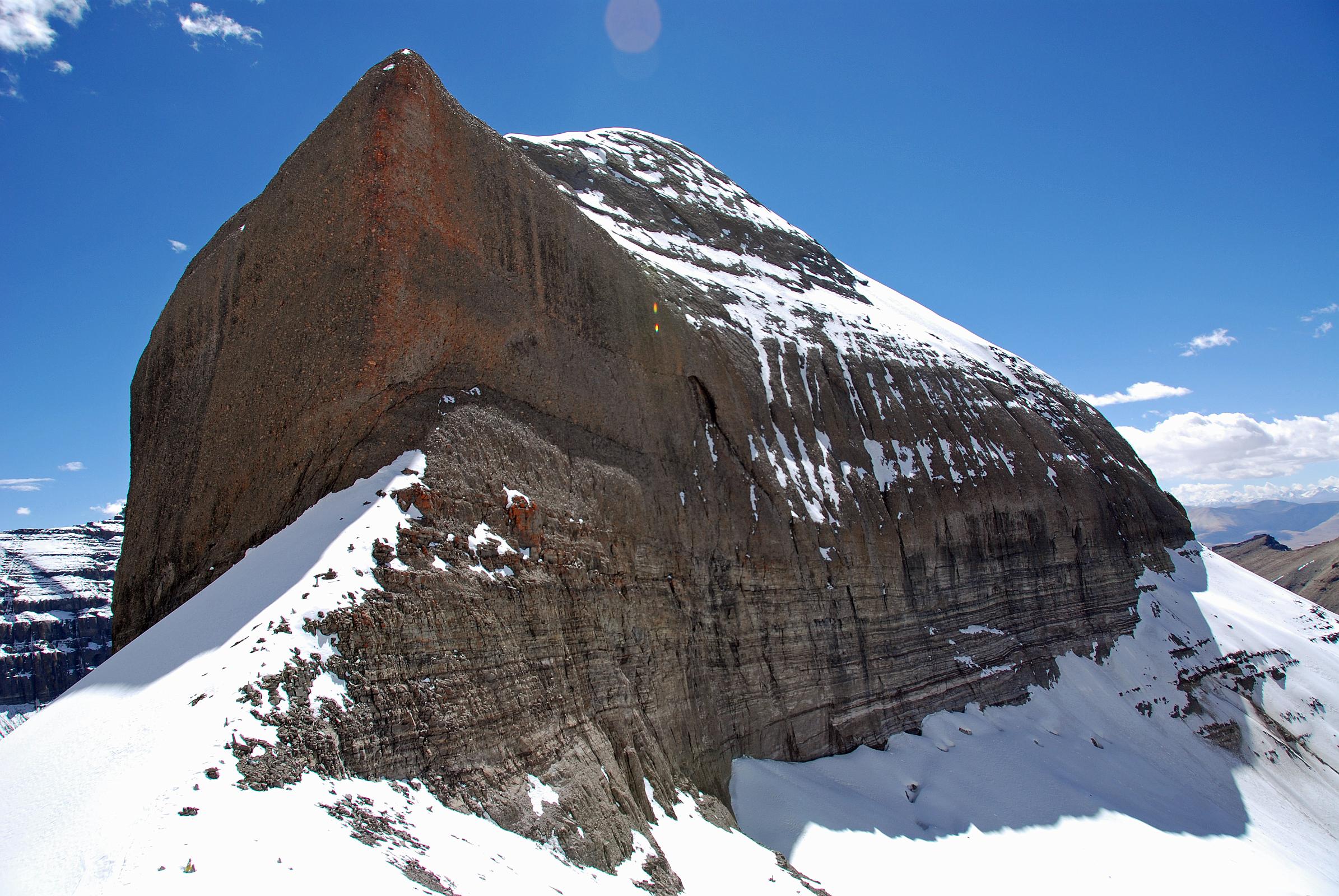 35 Nandi Towers Above From Nandi Pass On Mount Kailash Inner Kora Nandi ...