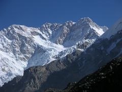 Kangchenjunga 08 03 Kangchenjunga West, Main, Central and South summits from South at Oktang