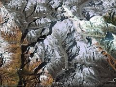 Google Earth Image Of Kangchenjunga Nepal Trek To North And South Base Camps Close Up Here is a Google Earth image of the trek from Suketar to Mitlung, Chirwa, Sakathum, Amjilassa, Gyapra, Ghunsa, Kangbachen, Lhonak and Kangchenjunga North Base…