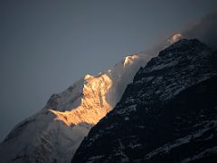 03C Kabru South Shines At Sunrise Above Dzongri On The Goecha La Kangchenjunga Trek