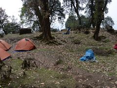 07B Some People Camp At Bakhim On The Goecha La Kangchenjunga Trek