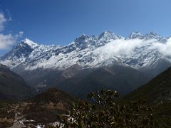 02A Pandim, Tingcheng Kang, Jopuno From The Trail Plateau Between Dzongri And Lamuney On The Goecha La Kangchenjunga Trek