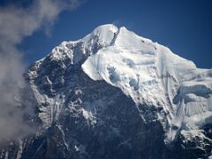 02C Pandim Close Up From The Trail Plateau Between Dzongri And Lamuney On The Goecha La Kangchenjunga Trek