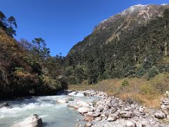03A Zemu Chu River Flows By Jakthang Camp On The Morning Of Day 3 Of Kangchenjunga East Face Green Lake Trek Sikkim India