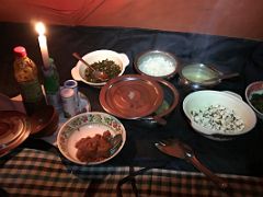 10C Ny Candle-Lit Dinner Inside My Tent At Yabuk Camp On Day 3 Of Kangchenjunga East Face Green Lake Trek Sikkim India