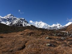 01B Zemu Glacier Lateral Moraine, Little Siniolchu, Kangchenjunga, The Twins, Nepal Peak, Tent Peak Near Rest Camp On Day 4 Of Kangchenjunga East Face Green Lake Trek Sikkim India